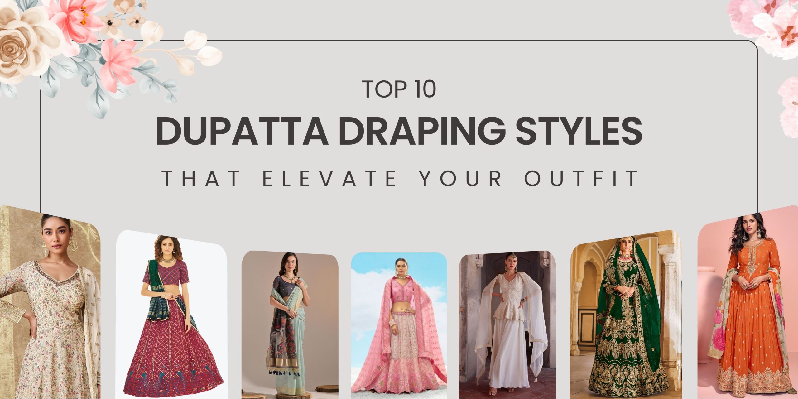 Dupatta Styles